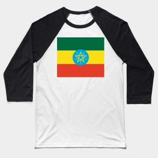 Ethiopia flag Baseball T-Shirt